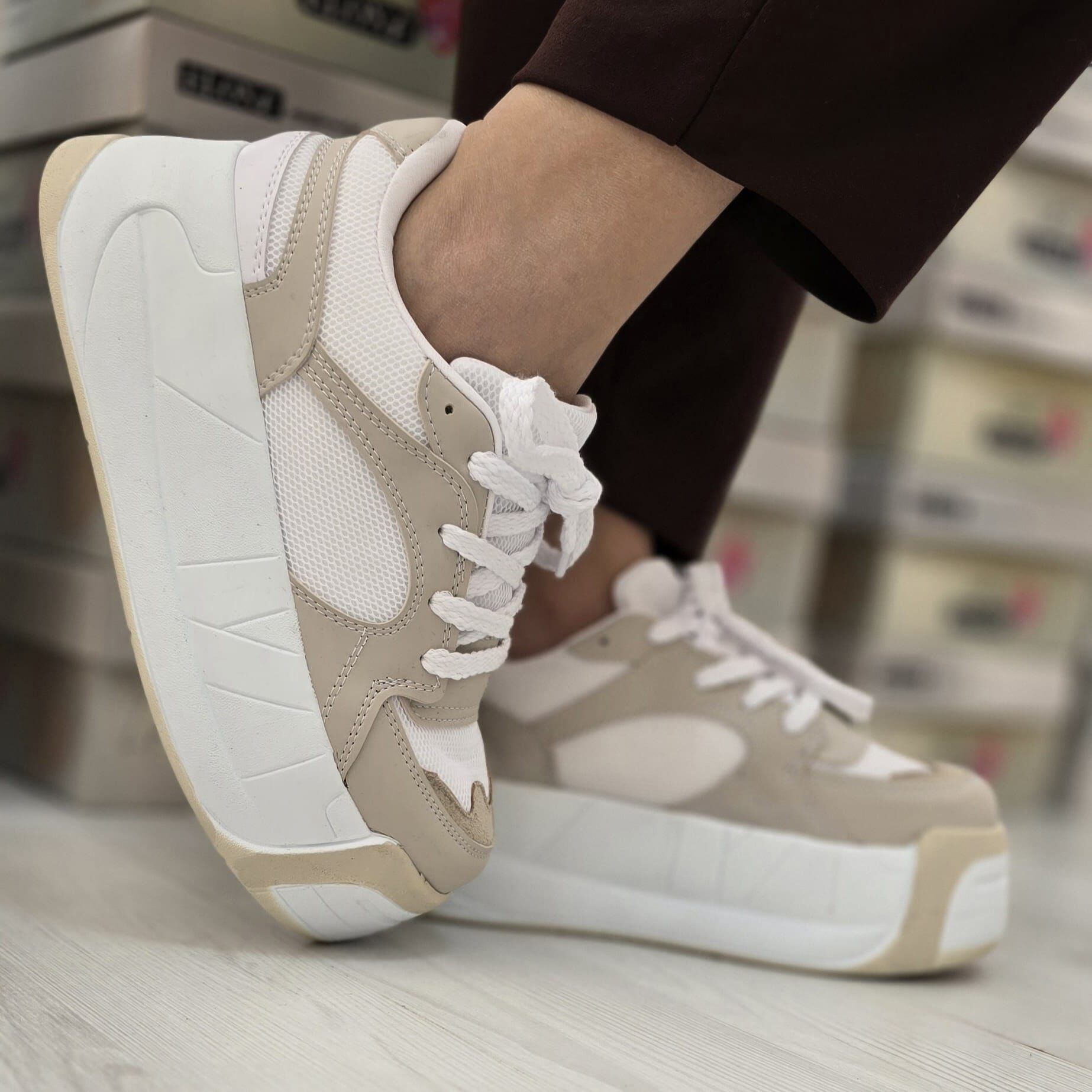 KADIN YÜKSEK TABAN SNEAKER AYAKKABI
