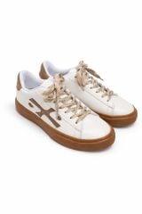 Melinta Bağcıklı Vizon Rahat Günlük Kadın Sneaker