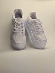 MELİNTA YANDAN FİLELİ BAĞCIKLI PLATFORM TABAN CASUAL KADIN AYAKKABI