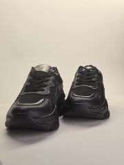 MELİNTA SİYAH ÇOK HAFİF YÜKSEK TABAN KADIN SNEAKER AYAKKABI