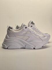 MELİNTA SİYAH ÇOK HAFİF YÜKSEK TABAN KADIN SNEAKER AYAKKABI