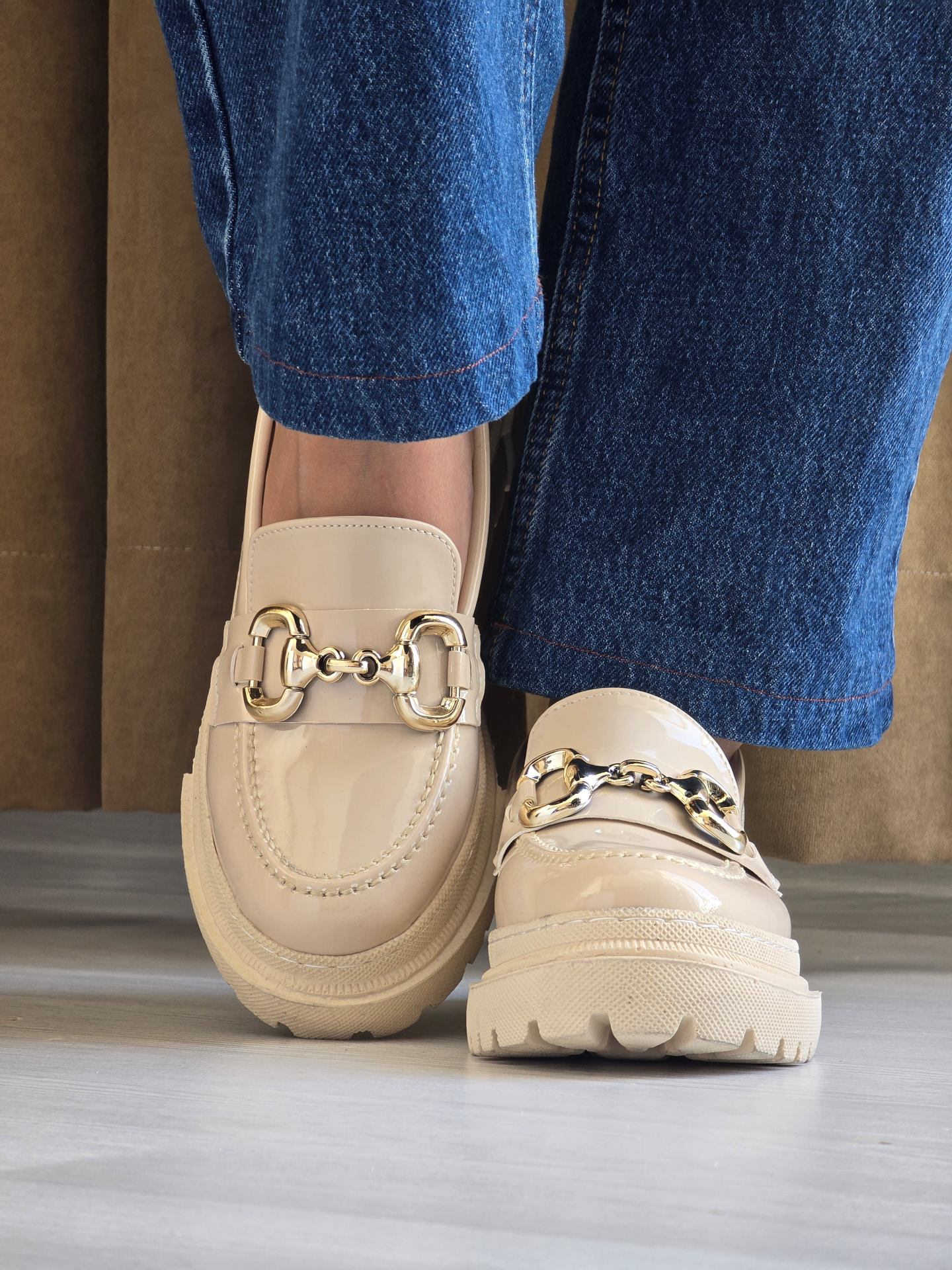 MELİNTA KALIN TABAN KADIN LOAFER AYAKKABI