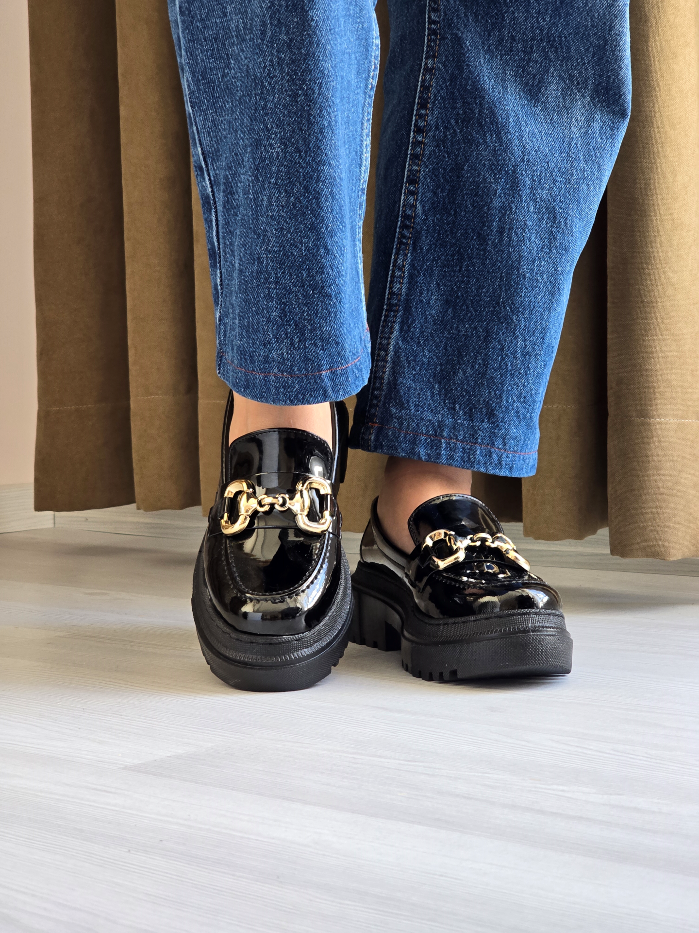 MELİNTA KALIN TABAN KADIN LOAFER AYAKKABI