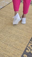 Melinta Örme Tasarım Kalın Taban Yazlık Kadın Spor Ayakkabı Sneaker