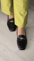 Melinta Shoes Melinta Taşlı Tokalı Kadın Babet