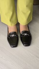 Melinta Shoes Melinta Taşlı Tokalı Kadın Babet