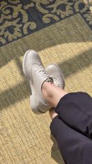 Melinta Krem Kadın Oxford Klasik Ayakkabı